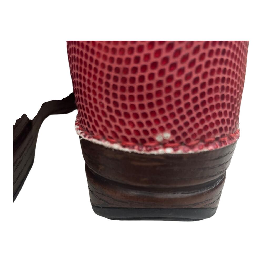 Dansko Pro Xp 2.0 Clog Red Texture Size 41 Slip R… - image 7